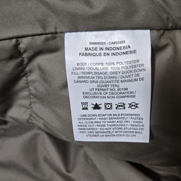 Nike Air Jordan Flight Therma-Fit Down Puffer Vest Olive Mens Large FV7273 L - Picture 5 of 8